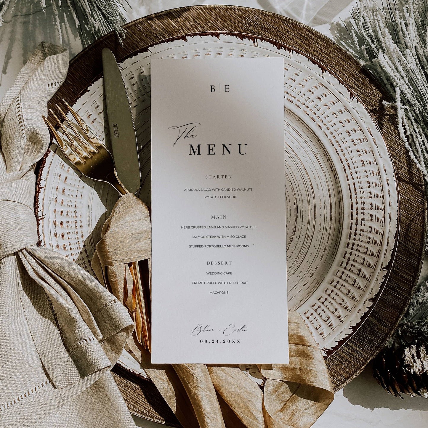 Ultimate Luxury Wedding Stationery & Reception Signage Bundle - Blair