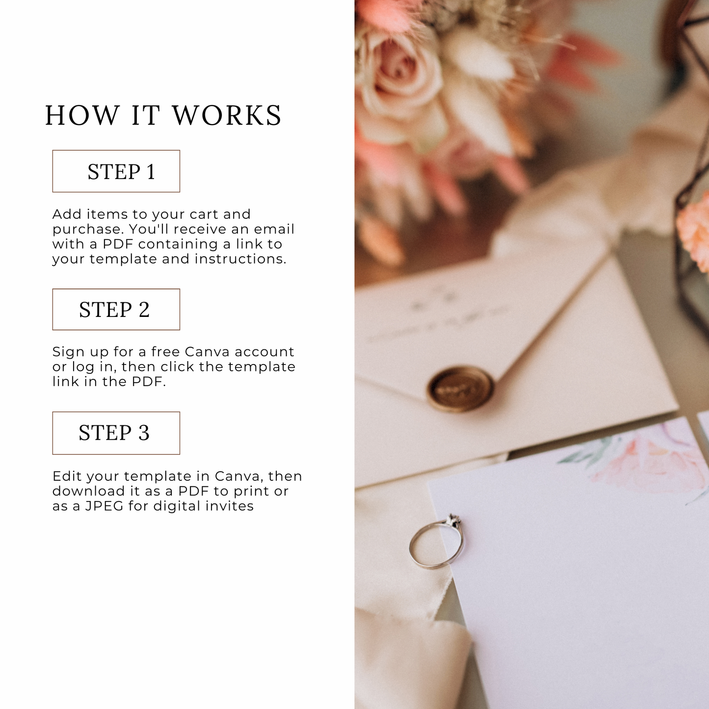 Christmas Wedding Invitation Template