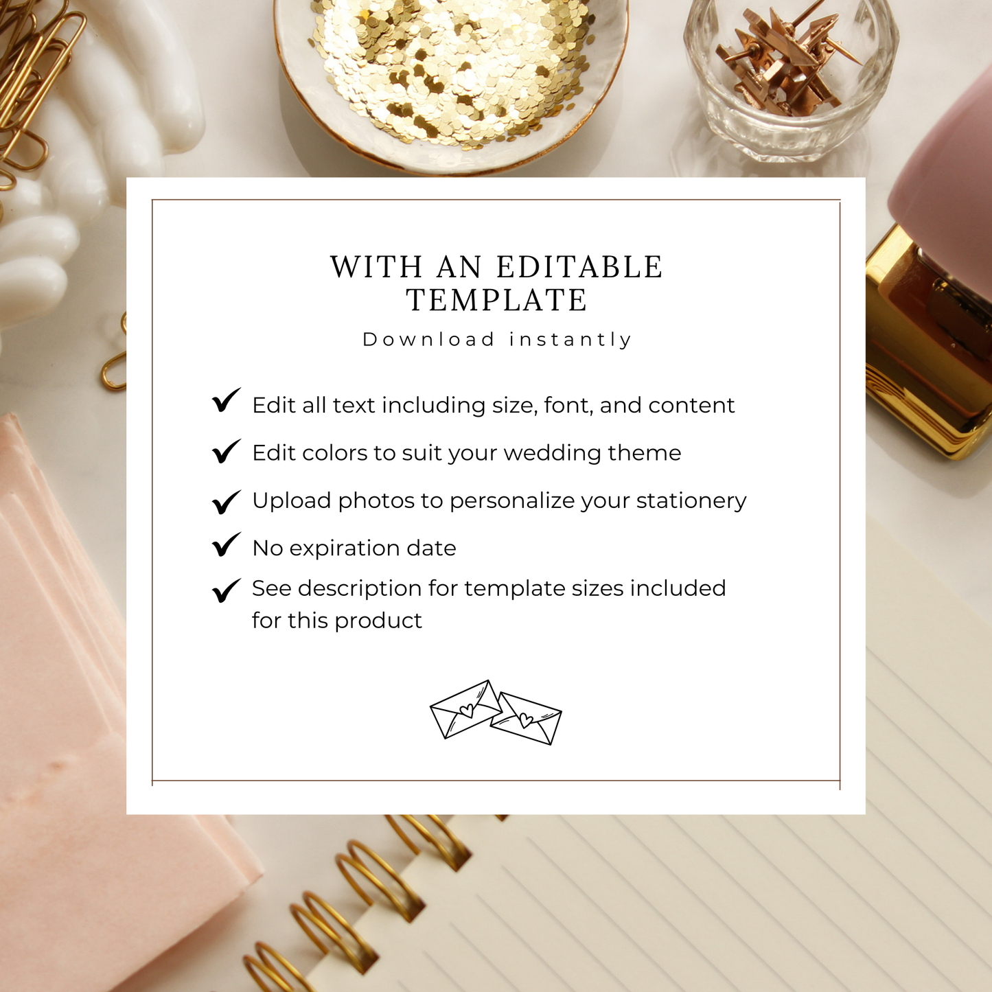 Christmas Wedding Invitation Template