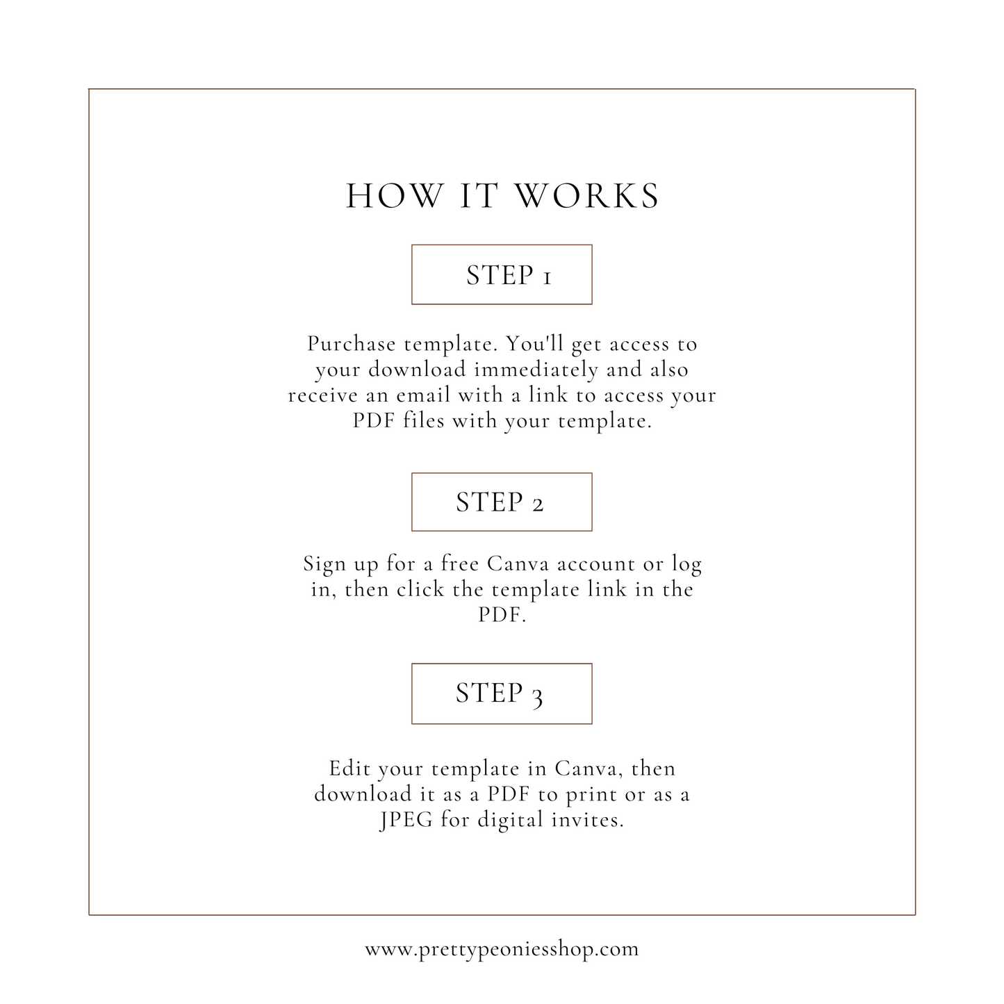 Minimalist Wedding Invitation Suite QR Code Template - Blair