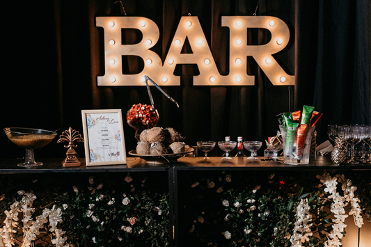 How to Create a Holiday Signature Cocktail Station for Your Winter Wedding
