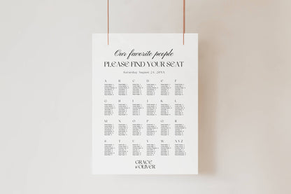 Large Modern Wedding Stationery & Reception Bundle - Grace