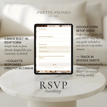 Wedding Website Template Canva | Elegant Italy Destination Theme - Amelia