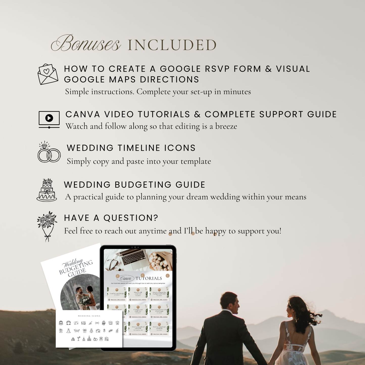 Wedding Website Template Canva | Elegant Italy Destination Theme - Amelia