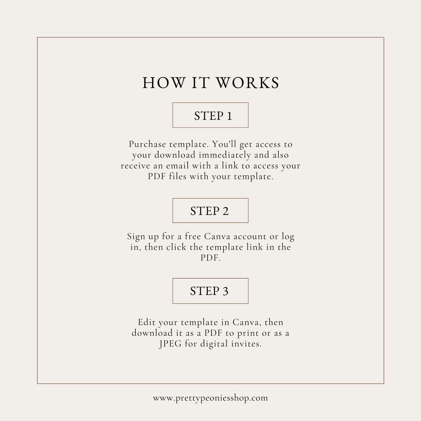 Alphabetical Wedding Seating Chart Template - Blair