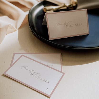 Essential Blush Pink Wedding Stationery & Reception Template Bundle - Blush Romance