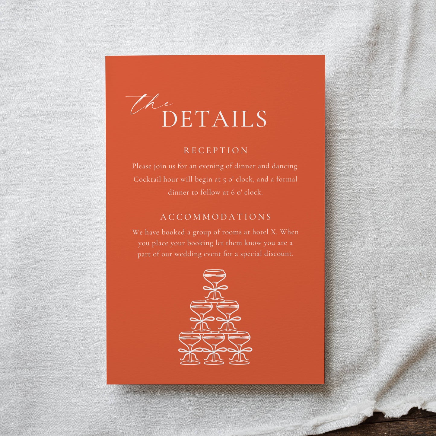 Verona Sunset Wedding Invitation Suite Template - Everlie