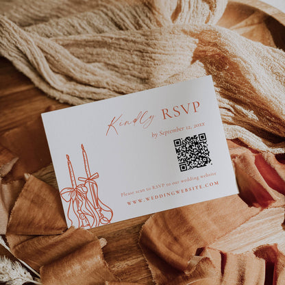 Verona Sunset Wedding Invitation Suite Template - Everlie