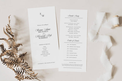 Sloane Collection wedding table number sign styled with florals