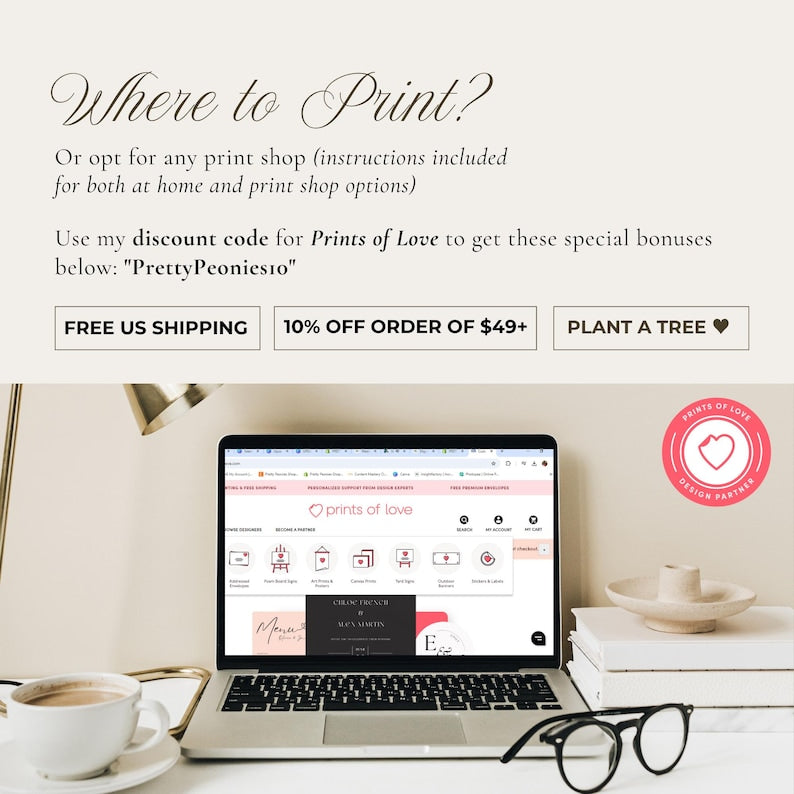 Prints of Love professional printing partner discount