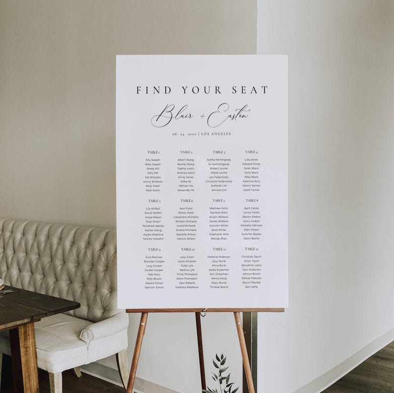 Deluxe Modern Wedding Stationery & Reception Signage Bundle - Blair, styled photo 8