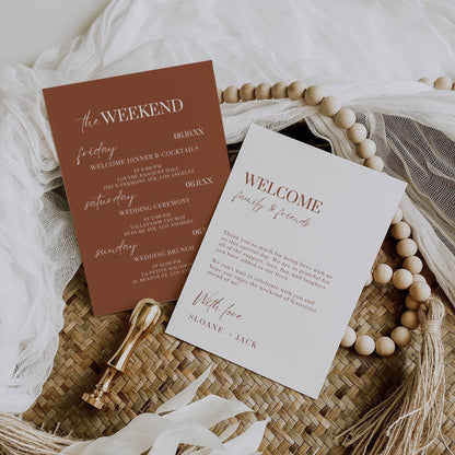 Large Boho Wedding Stationery & Reception Bundle -Marisa