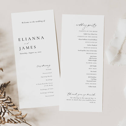 Large Luxury Wedding Stationery & Reception Bundle -Elianna