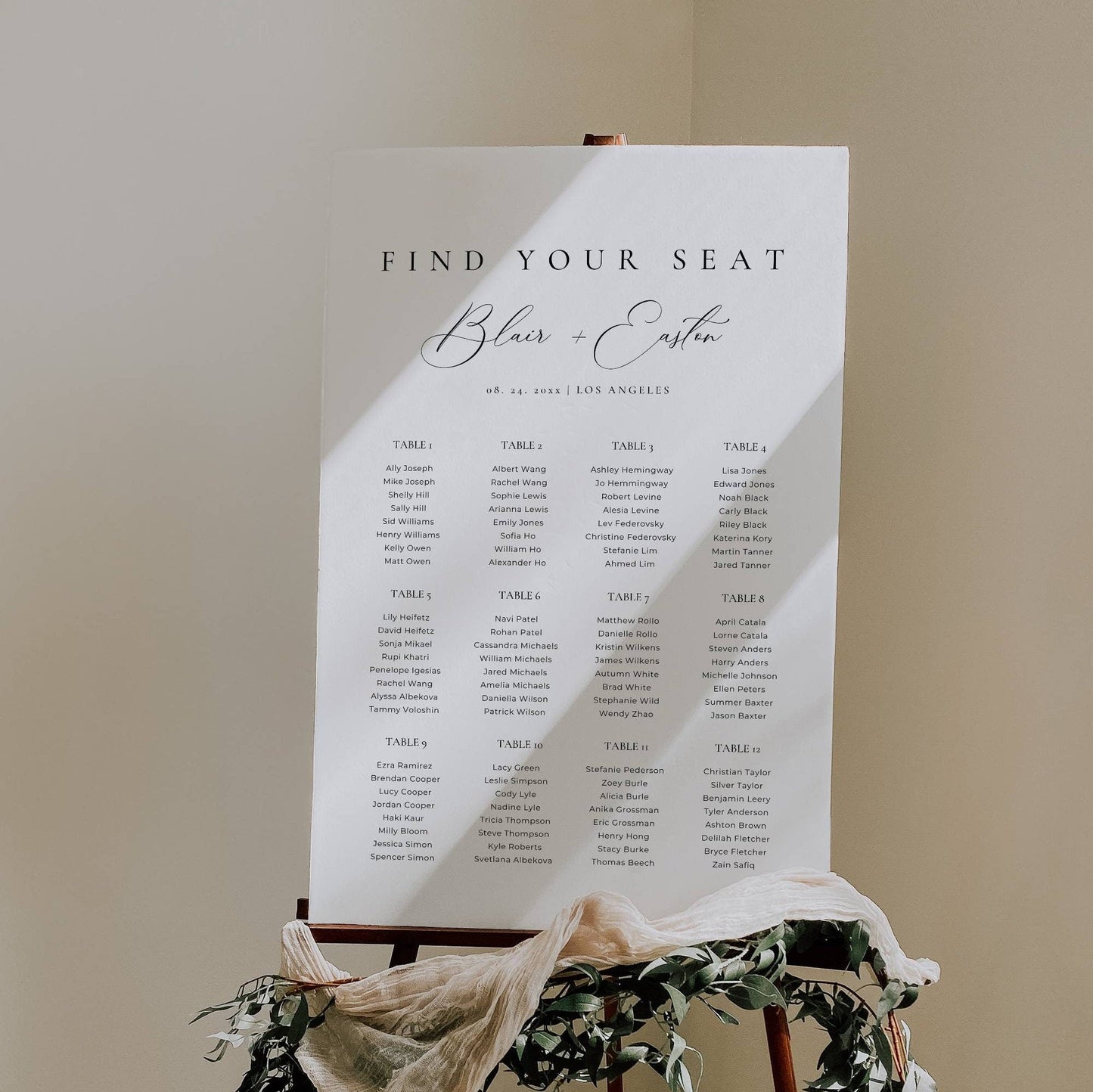 Large Luxury Wedding Stationery & Reception Bundle -Blair