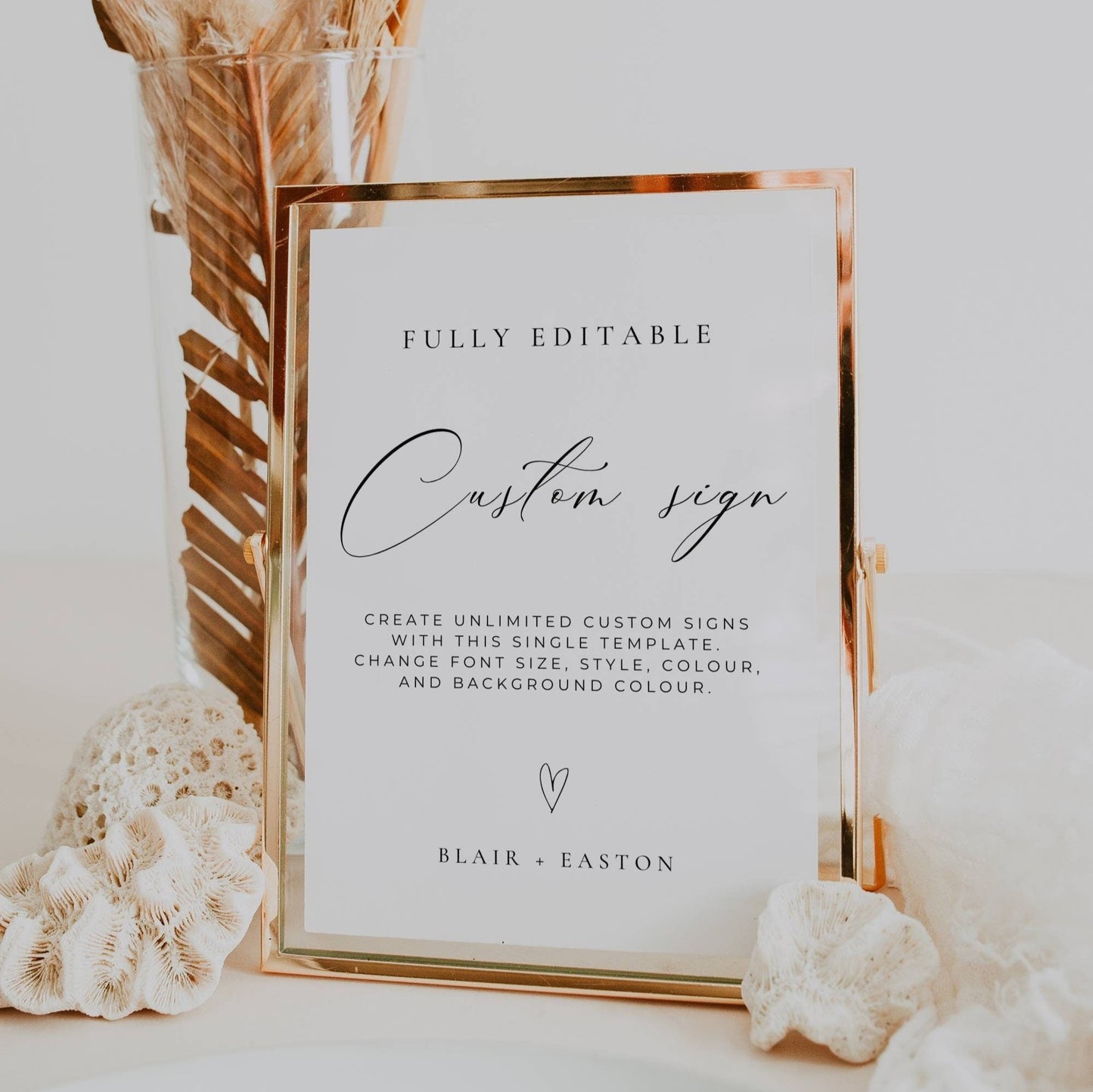 Luxury Wedding Reception Sign Bundle -Blair