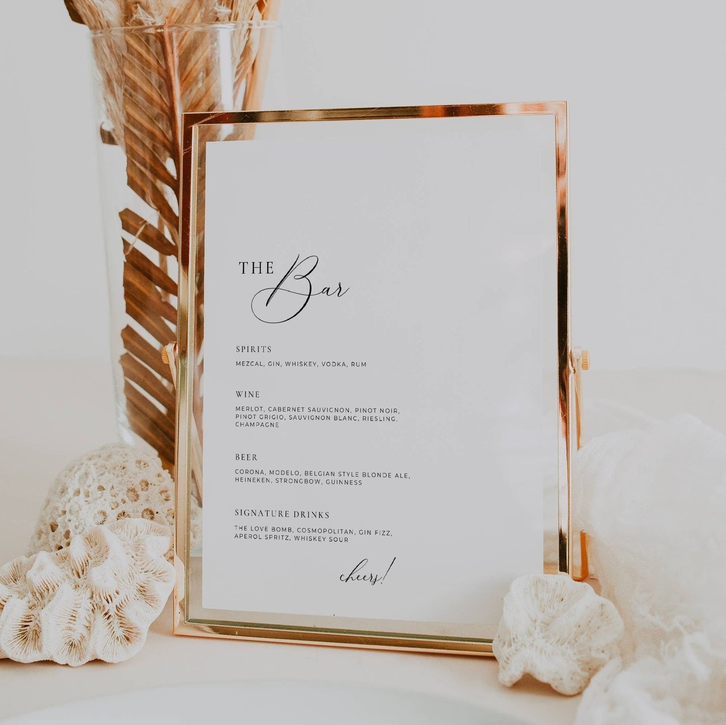 Luxury Wedding Reception Sign Bundle -Blair