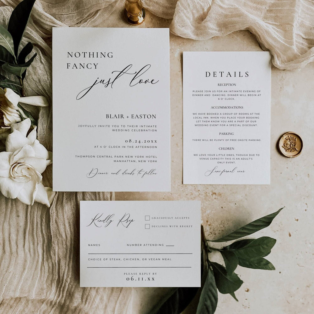 Cheap wedding invitation templates | Beachweddingtips.com