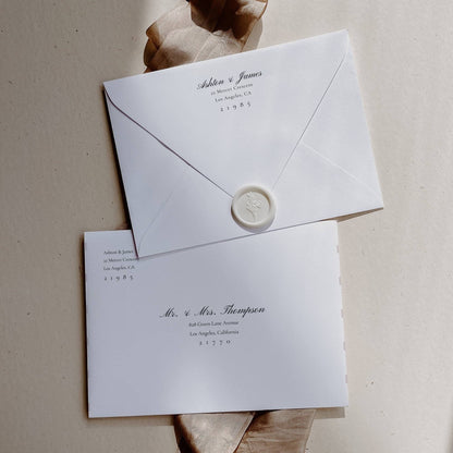 Modern Calligraphy Envelope Address Label