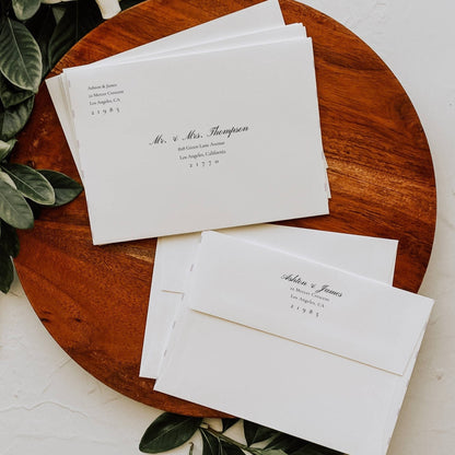 Modern Calligraphy Envelope Address Label