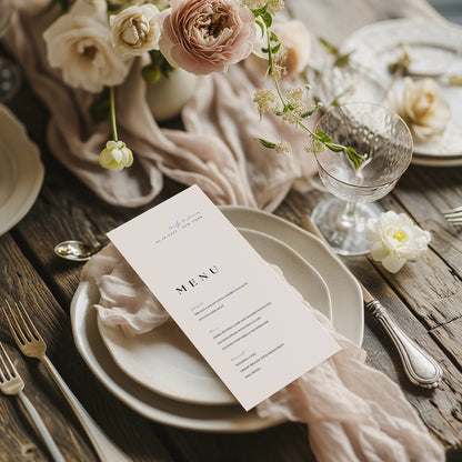 Small Minimal Wedding Stationery & Reception Bundle -Sophie