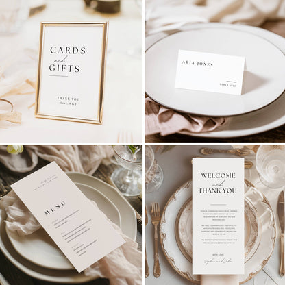 Large Wedding Stationery & Reception Bundle -Sophie