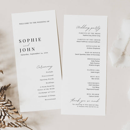 Large Wedding Stationery & Reception Bundle -Sophie