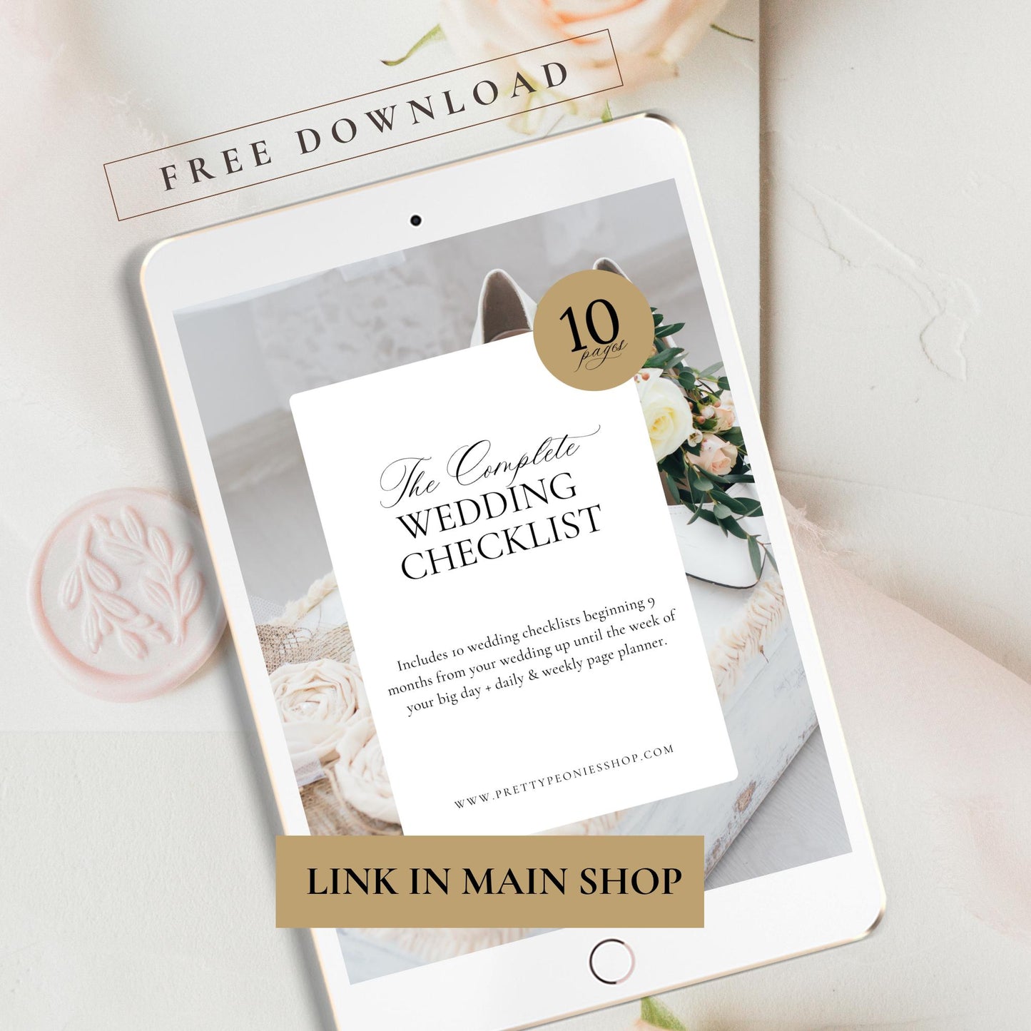 The Complete Wedding Checklist bonus digital guide